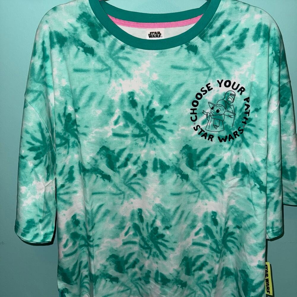 Star Wars Groug green tie-dye Star Wars: The Mandolorian